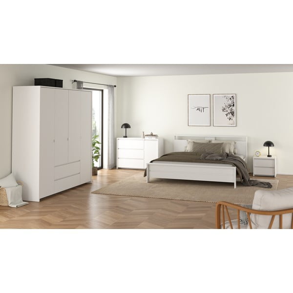 Fehér éjjeliszekrény Next – Tvilum-image-3