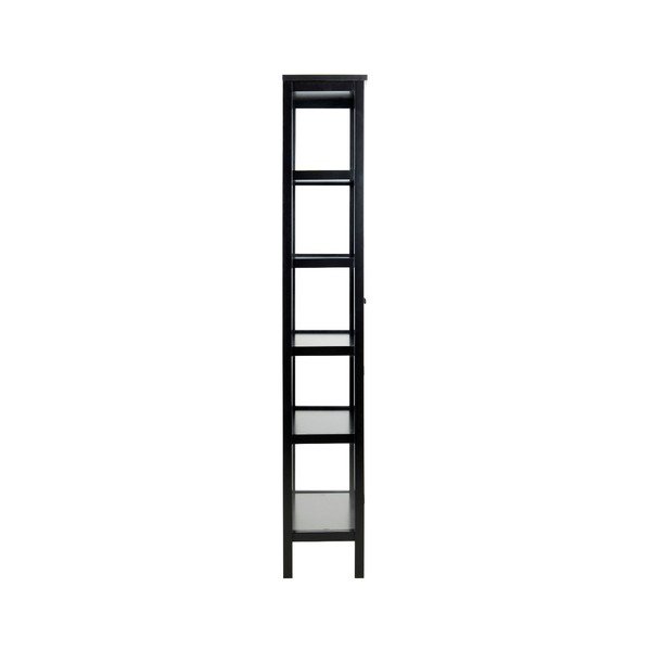 Eton fekete tálalószekrény, magasság 210 cm - Actona-image-2