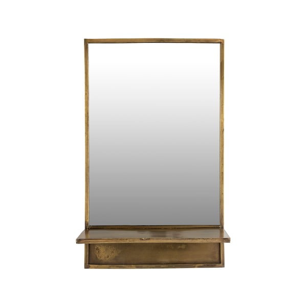 Fali tükör polccal 37x61 cm Feyza – White Label