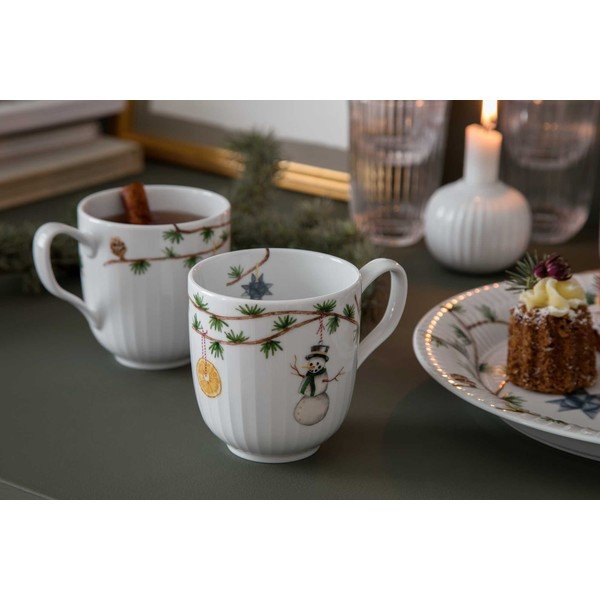 2 db-os karácsonyi porcelán bögre szett, 330 ml - Kähler Design-image-2