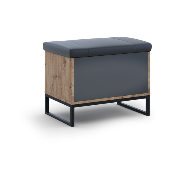 Cipőtartó paddal, tölgyfa dekorral Olis - Cosmopolitan Design-image-4