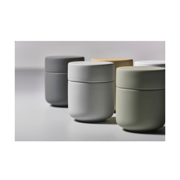UME szürke agyagkerámia doboz tetővel - Zone-image-4