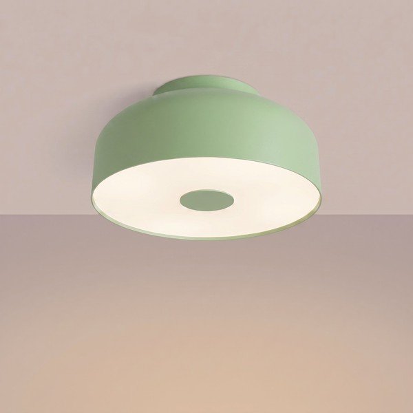 Zsályaszínű acél mennyezeti lámpa ø 30 cm Omiq – Sollux-image-2