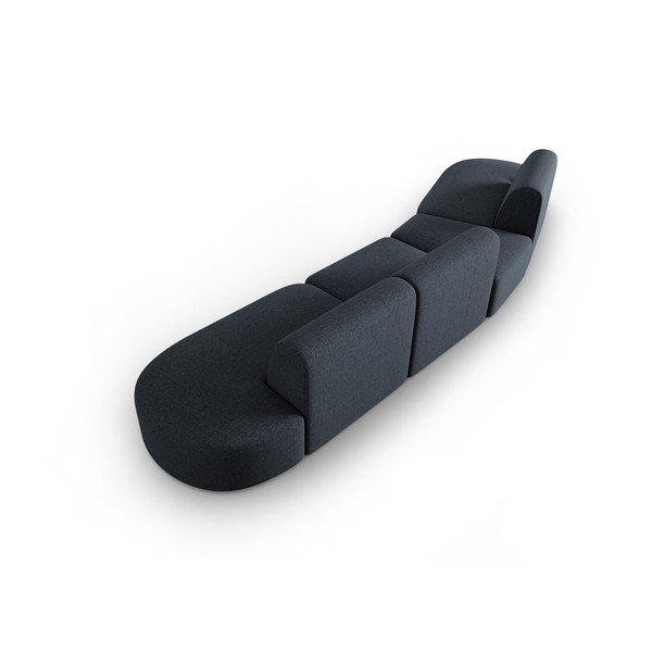 Sötétkék kanapé 412 cm Shane – Micadoni Home-image-3