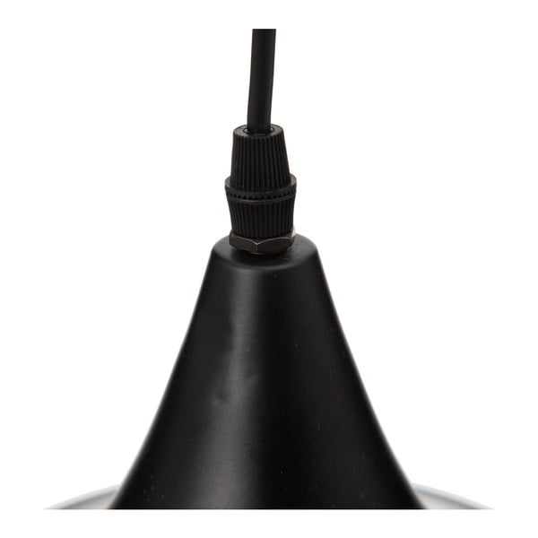 Fekete függőlámpa fém búrával ø 36 cm – Ixia-image-2