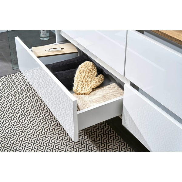 Fehér függő szekrény mosdókagyló nélkül 110x53 cm Set 360 - Pelipal-image-3