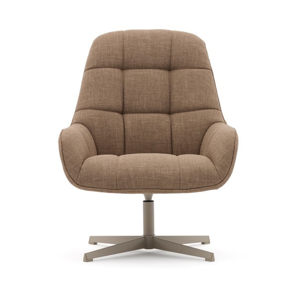 Barna forgó fotel Jaspe – Kave Home-image-2