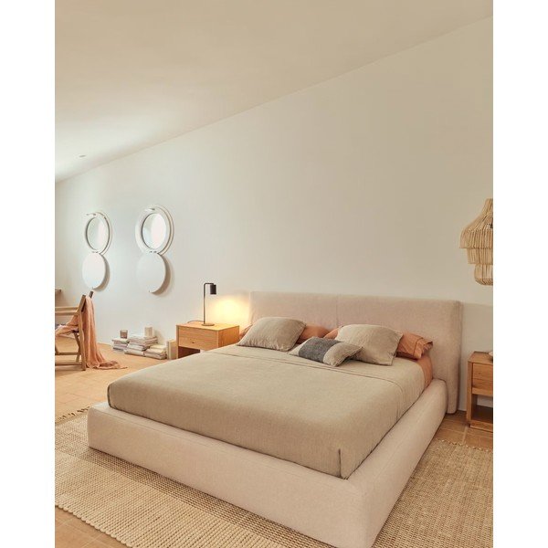 Lenkeverék párnahuzat 50x30 cm Lorin – Kave Home-image-2