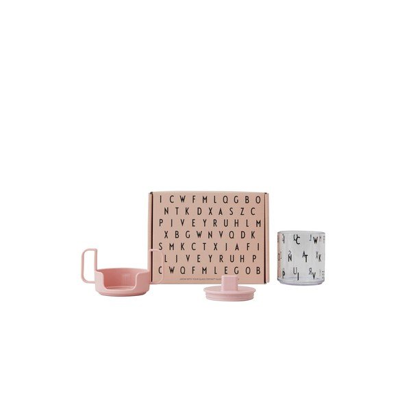 Grow With Your Cup rózsaszín gyerekbögre - Design Letters-image-3
