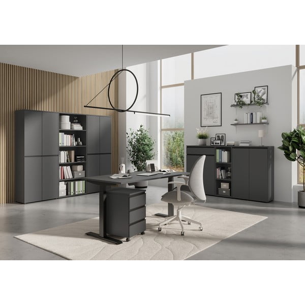 Állítható íróasztal elektromosan állítható magassággal 80x180 cm Bedano – Germania-image-1