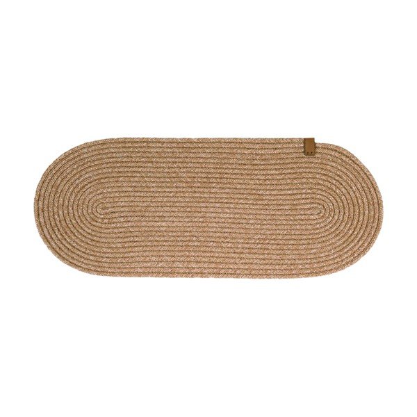Natúr színű lépcsőszőnyeg szett 16 db-os 25x65 cm Milo – Vitaus