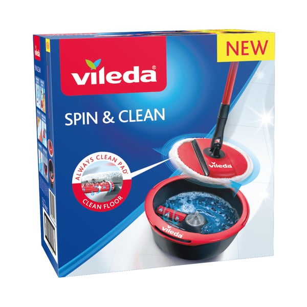Spin&Clean felmosó szett vödörrel - Vileda-image-4