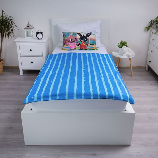 Pamut gyerek ágyneműhuzat babaágyhoz 100x135 cm Bing Bunny "Tower" – Jerry Fabrics-image-2