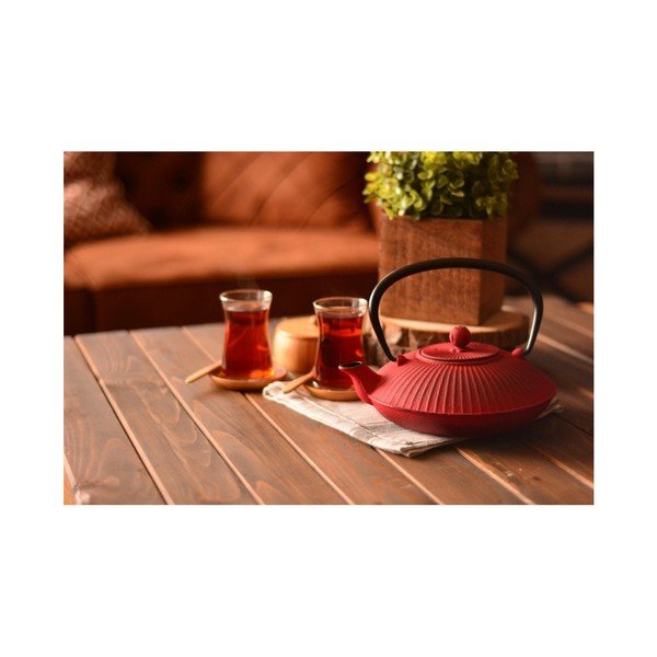 Mate piros vas teáskanna, 1150 ml - Bambum-image-1