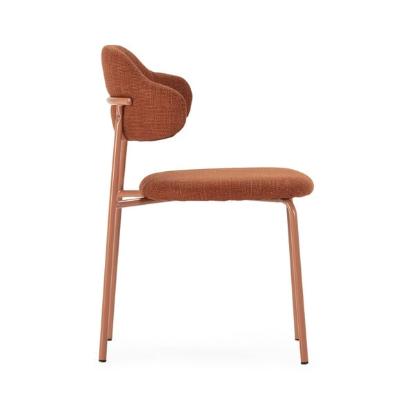 Terrakotta színű étkezőszék szett 4 db-os Adriel – Marckeric-image-3