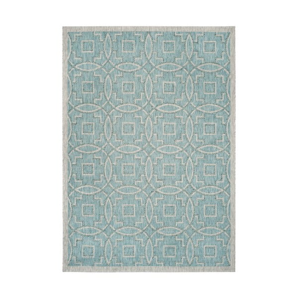 Jade kék-szürke kültéri szőnyeg, 160 x 230 cm - Safavieh