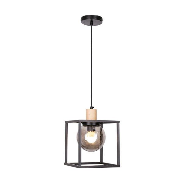 Fekete függőlámpa 19x19 cm Retro 2 – Candellux Lighting-image-1