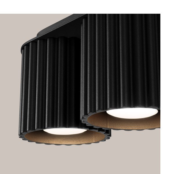 Fekete fém spotlámpa 10x21 cm Zora – Sollux-image-4