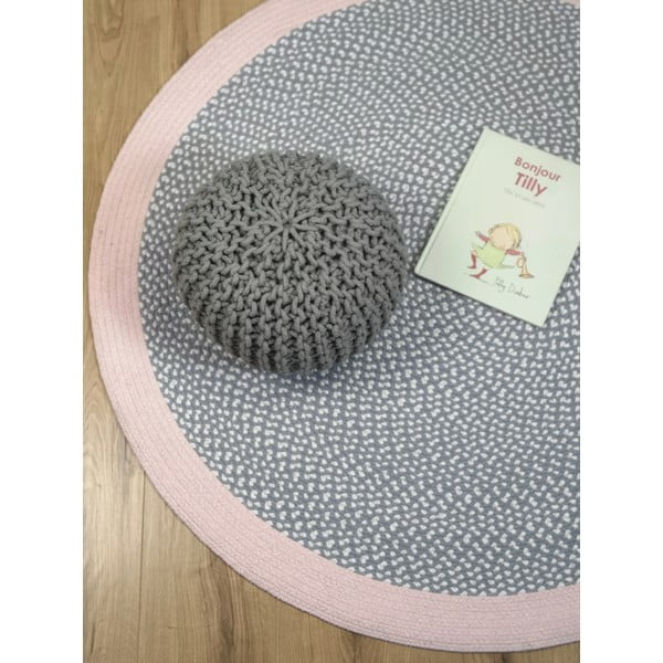 Brenda Rose kézzel készített gyerekszőnyeg, ⌀ 120 cm - Nattiot-image-3