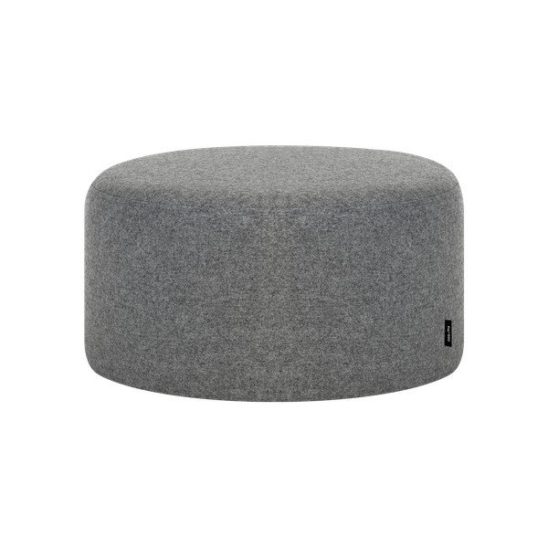 Szürke gyapjú puff Folk – noo.ma