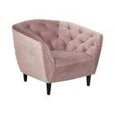 Ria púderrózsaszín bársony fotel - Actona