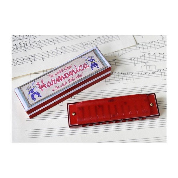 Traditional piros harmonika - Rex London-image-2