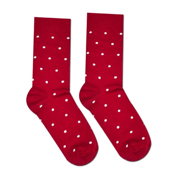 Gentlemen piros pamut zokni, méret 35-38 - HestySocks