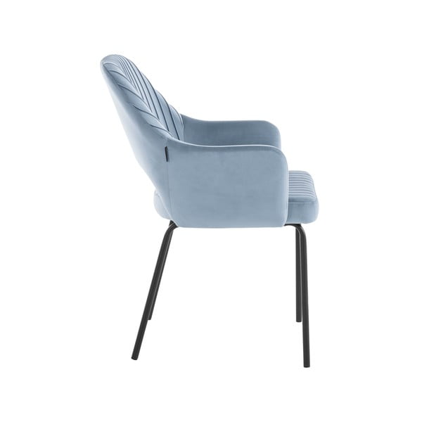 Kék bársony étkezőszék szett 2 db-os Britney - Støraa-image-4