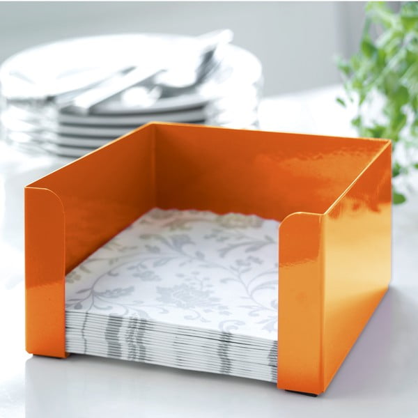 Narancssárga szalvétatartó doboz - Steel Function