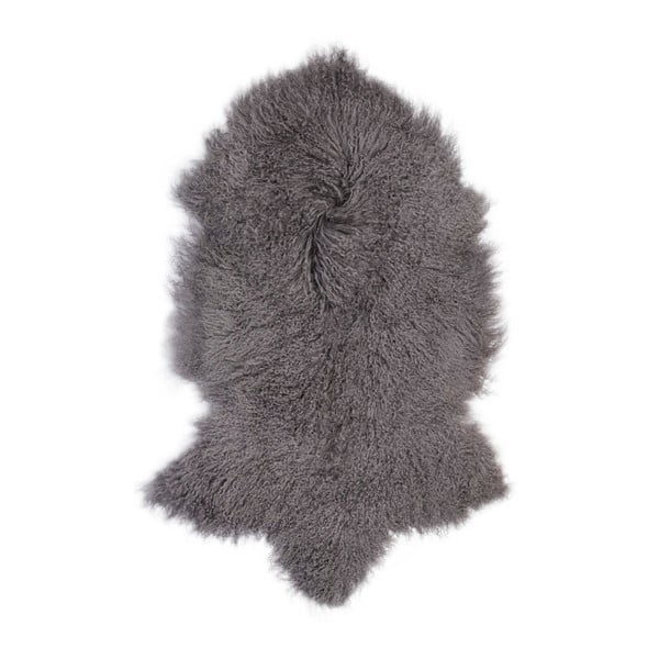 Hyggur sötétszürke hosszú szálas birkabőr, 85 x 50 cm - Arctic Fur