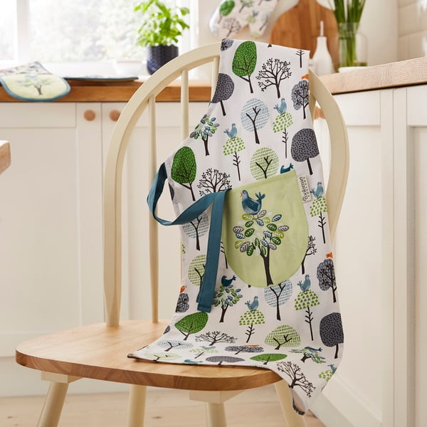Pamut kötény Forest Birds – Cooksmart ®-image-1