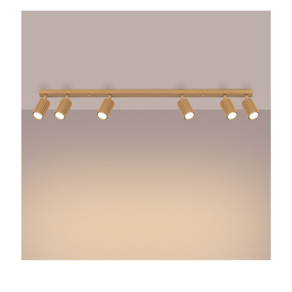 Aranyszínű spotlámpa 6,5x117 cm Gleam – Sollux-image-2