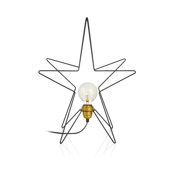 Fekete karácsonyi fénydekoráció Asterix – Markslöjd