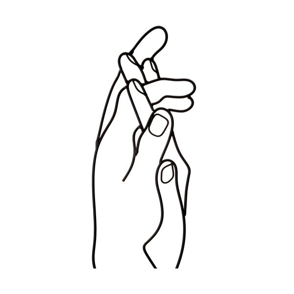 Fém fali dekoráció 40x55 cm Simply Hands - Mauro Ferretti-image-2