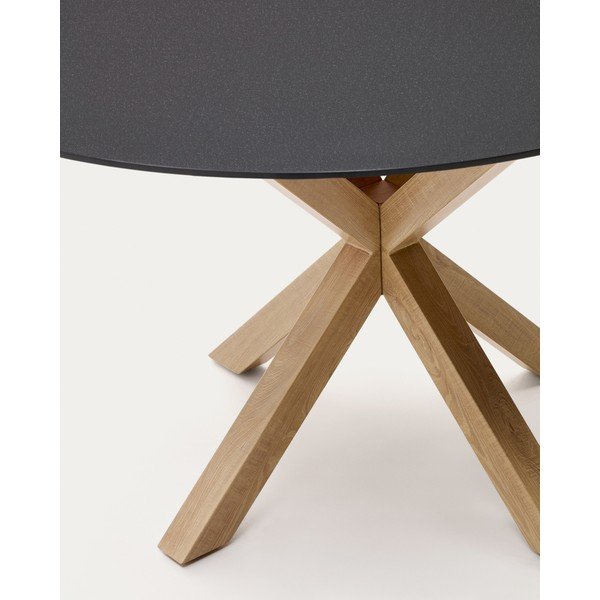 Kerek étkezőasztal üveg asztallappal ø 150 cm Argo – Kave Home-image-1