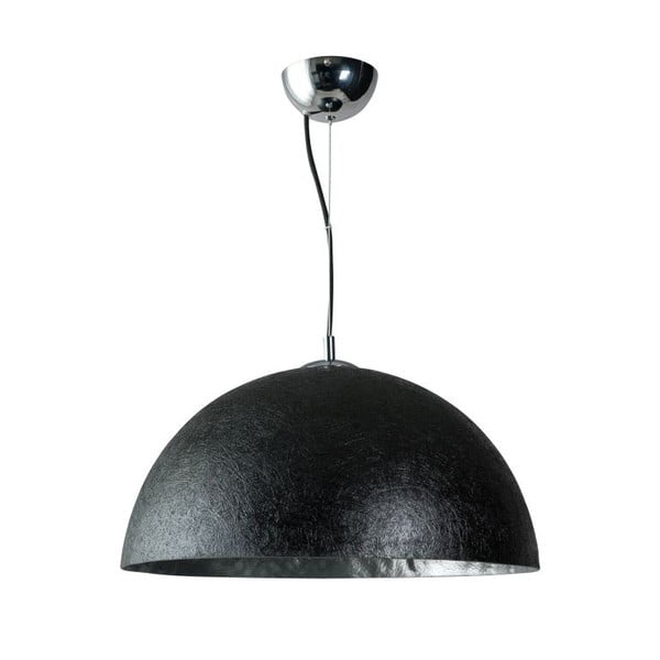 Mezzo Tondo fekete-ezüst mennyezeti lámpa, ⌀ 50 cm - ETH
