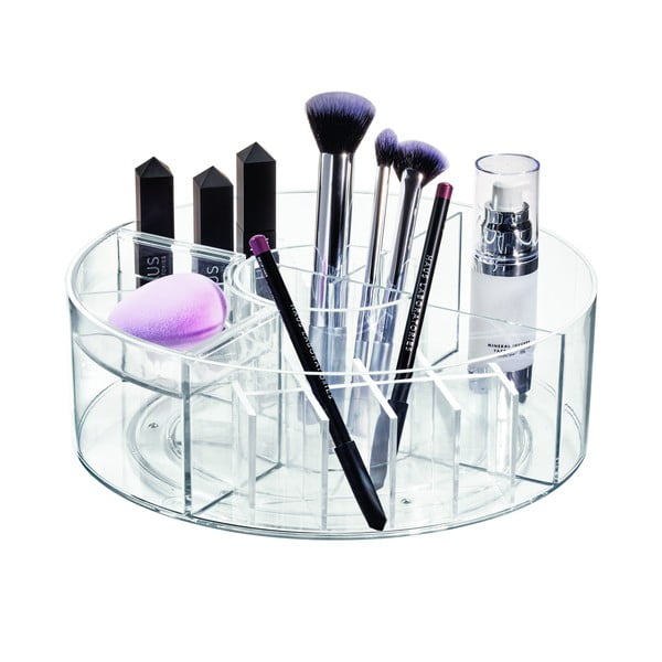 Újrahasznosított műanyag fürdőszobai rendszerező kozmetikumokhoz Cosmetic Carousel – iDesign