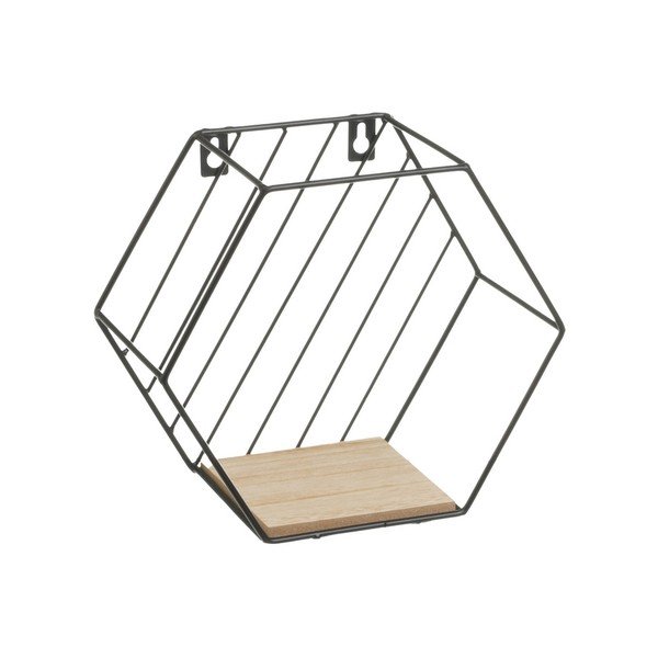 Fekete-natúr színű polc készlet 3 db-os 31 cm – Casa Selección-image-2