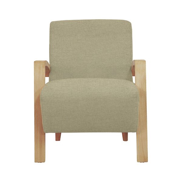 Luna bézs fotel világos lábakkal - Windsor & Co Sofas-image-2