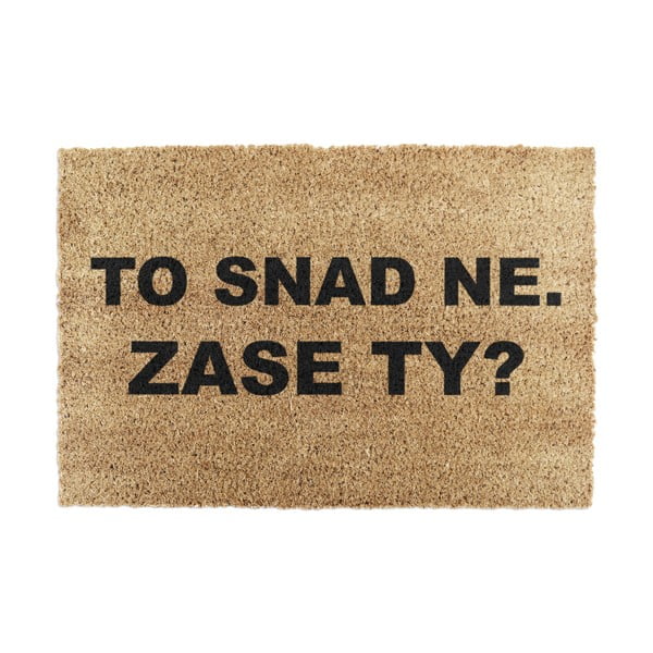 Kókuszrost lábtörlő 40x60 cm Zase Ty? – Artsy Doormats