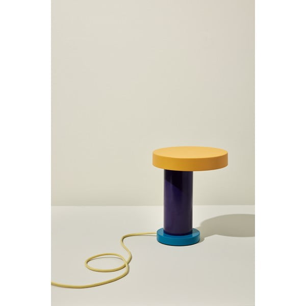 Lila LED dimmelhető asztali lámpa (magasság 25 cm) Magic – Hübsch-image-1