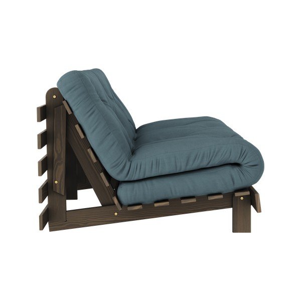 Petróleumkék kinyitható kanapé 160 cm Roots – Karup Design-image-4