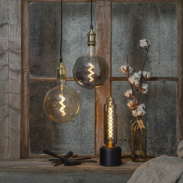 Meleg színű LED szabályozható dekoratív  izzó E27, 3 W Industrial Vintage – Star Trading-image-1