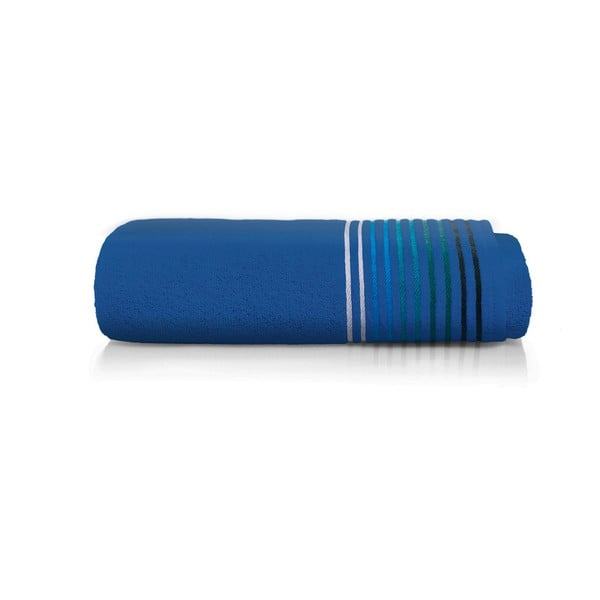 Linea kék pamut törülköző, 70 x 140 cm - Maison Carezza