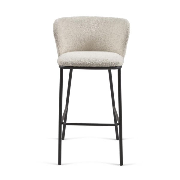 Fehér bárszék szett 2 db-os (ülésmagasság 75 cm) Ciselia – Kave Home-image-2