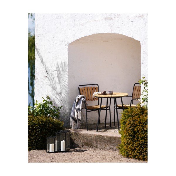 Szürke gyapjúkeverék takaró 130x170 cm Carmel – House Nordic-image-2