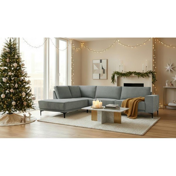 Sötétszürke sarokkanapé (bal oldali) Copenhagen – Scandic-image-2