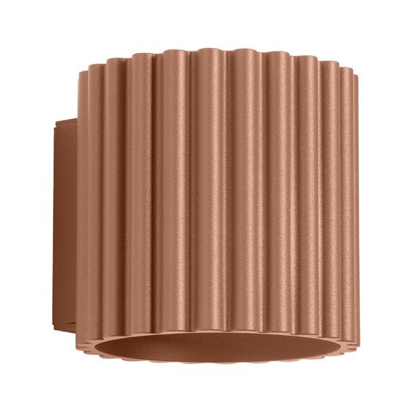 Világosbarna fali lámpa ø 10 cm Zora – Sollux