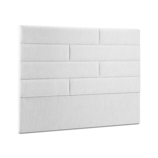 Világosszürke kárpitozott ágytámla 160x120 cm NY - Cosmopolitan Design-image-2