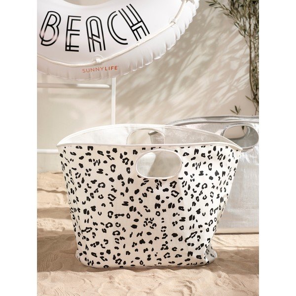 Everything Bag fehér-fekete strandtáska - Sunnylife-image-1